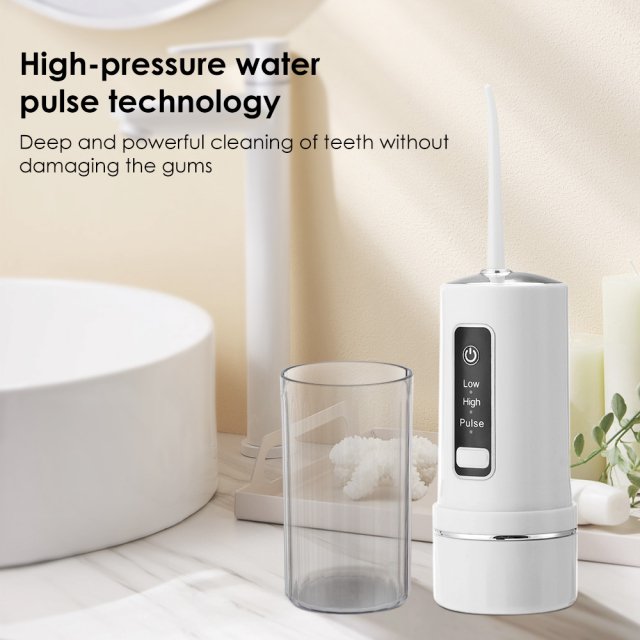 Portable Electric Oral Irrigator – Travel Water Flosser & Rechargeable Mouth Washer - Image 4