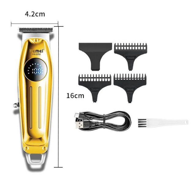 Professional Cordless Men’s Hair Trimmer with Zero Gapped Clipper and Beard Trimmer - Image 6