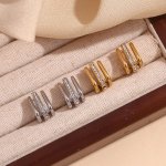 Three-Layer J-Shaped Curved Hook Rhinestone Earrings 7 Baa2A6118B17732E233C218F7C853240.Jpg