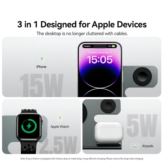 3-in-1 Magnetic Wireless Charging Station - Image 4