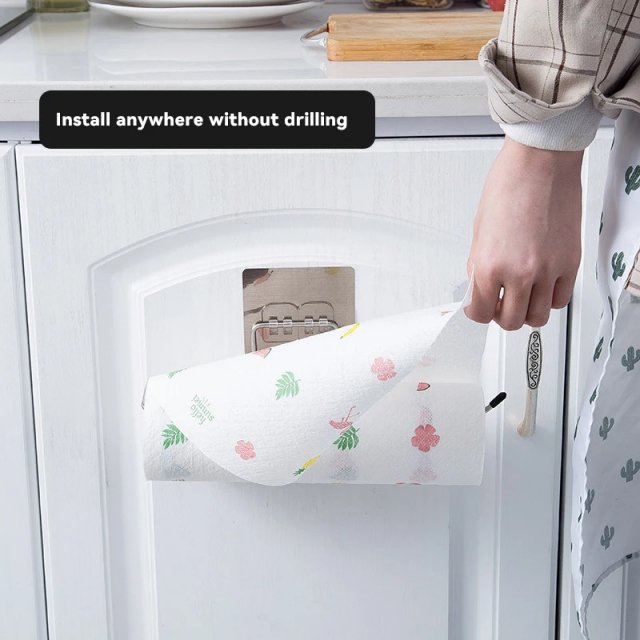 Adhesive Kitchen Paper Towel Holder - Image 4