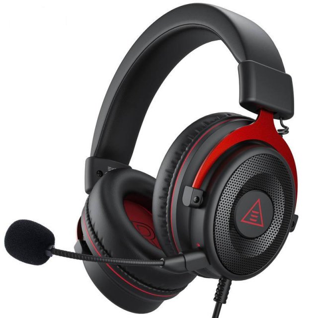 Immersive 3D Sound Gaming Headset with Detachable Mic