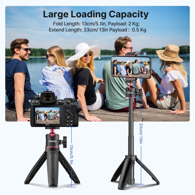 Compact Mini Tripod & Smartphone Stand - Image 3