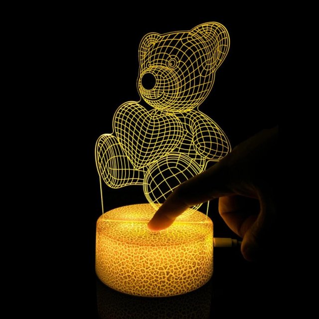 Creative 3D Atmosphere Light Touch-Control Night Lamp - Image 5