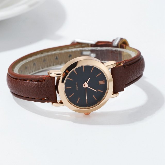 Fashion Small Dial Women's Casual Leather Band Quartz Watch - Image 6