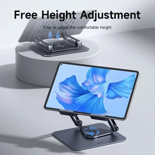 360° Rotating Tablet Stand with Adjustable Height - Image 3