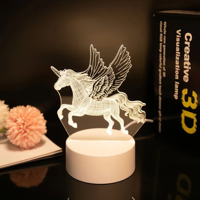 Creative 3D Atmosphere Light Touch-Control Night Lamp - Image 3