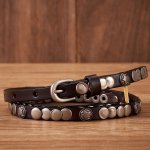Genuine Leather Fashion Belt – Slim, Riveted Design For Jeans And Dresses 5 E0F9655C6Da5F1Ee5A2B26C15D0B0F48.Jpg