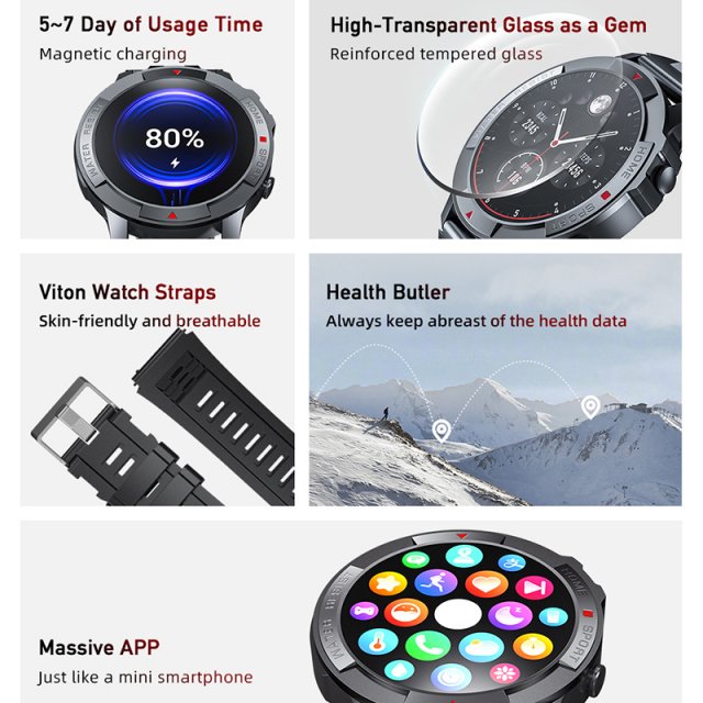 Smart Fitness Watch with Bluetooth Calls & Health Tracking - Image 5