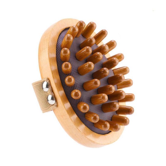 Multi-Functional Wooden Anti-Cellulite Body & Scalp Massage Brush