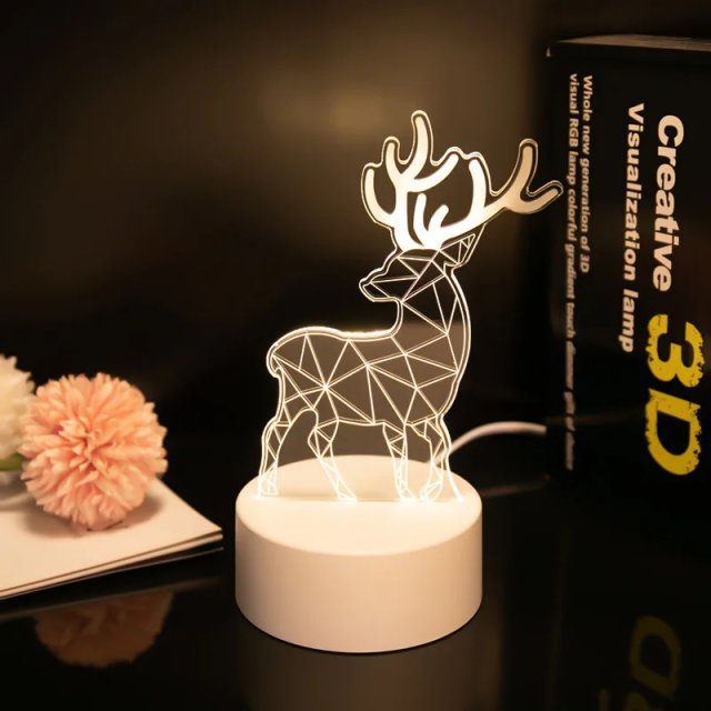 Creative 3D Atmosphere Light Touch-Control Night Lamp - Image 7