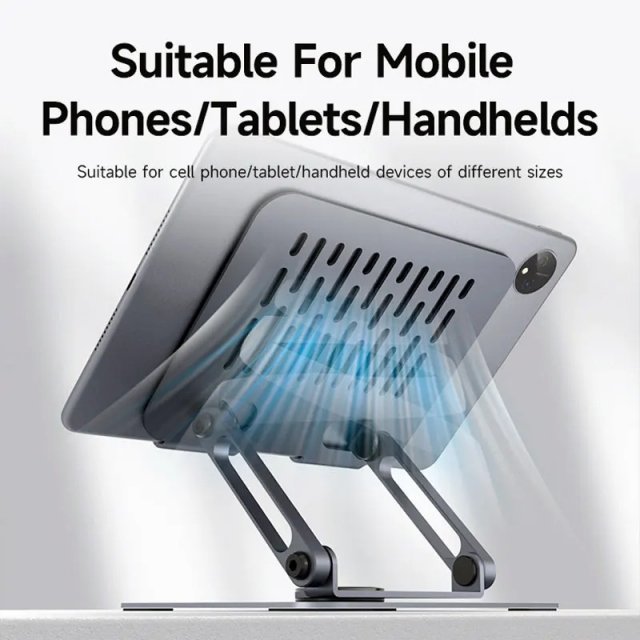 360° Rotating Tablet Stand with Adjustable Height - Image 5