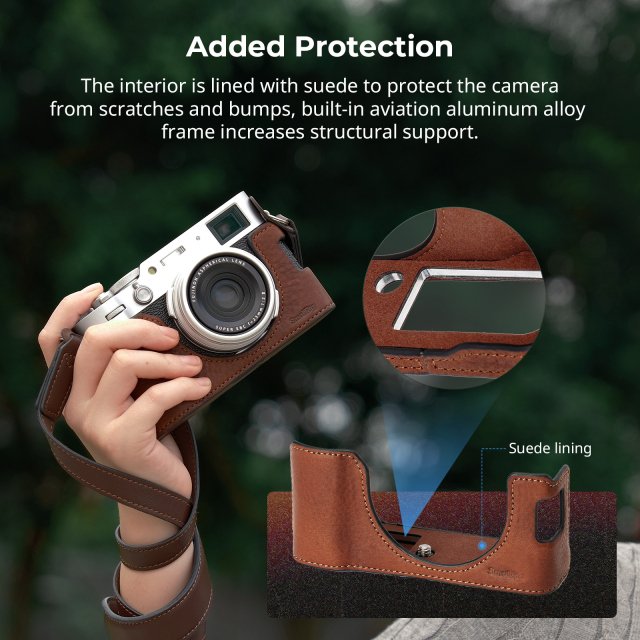 Leather Half Case Kit for FUJIFILM X100VI - Image 3