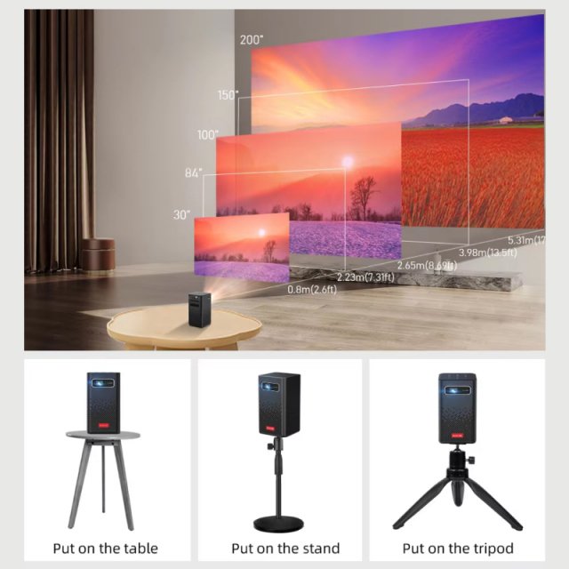 Portable Mini Projector 4K Cinema 1080P - Image 6