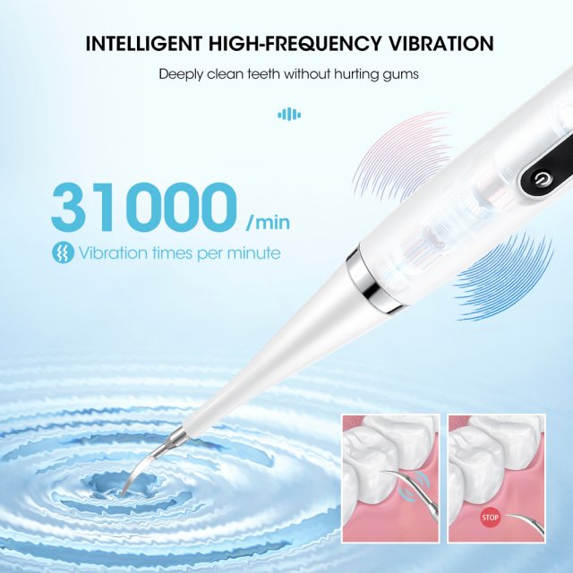 Electric Toothbrush & Tartar Remover - Sonic Teeth Cleaning & Whitening Scaler - Image 4