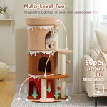 Multi-Level Cat Tree Condo Tower With Large Top Perch &Amp; Sisal Scratching Posts 3 Ffb8983667C64Dc0C3Ebd256E9Adb667.Jpg