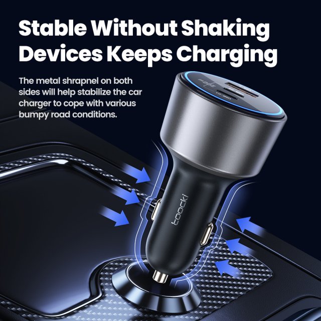 200W High-Speed USB C Car Charger - Image 3