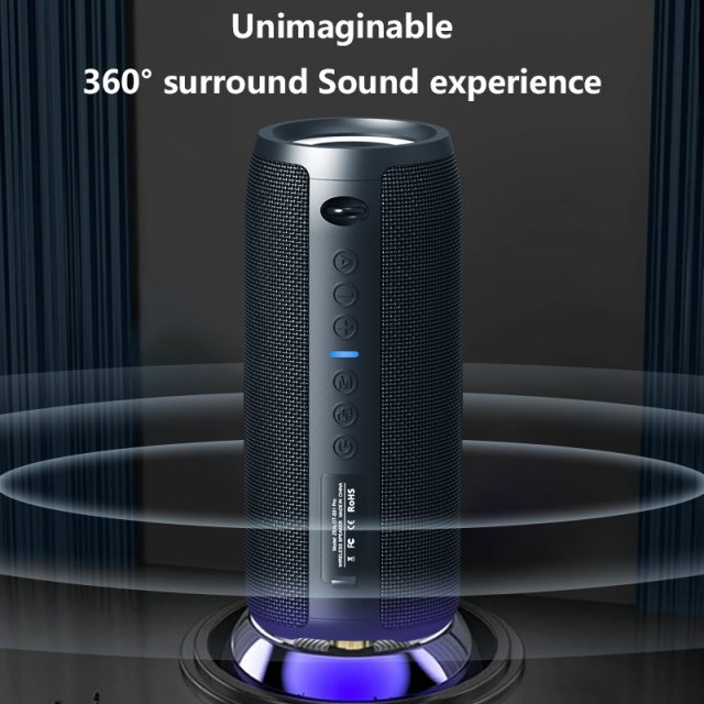 40W Outdoor Portable Wireless Speaker, Waterproof Subwoofer, Dual Pairing - Image 3