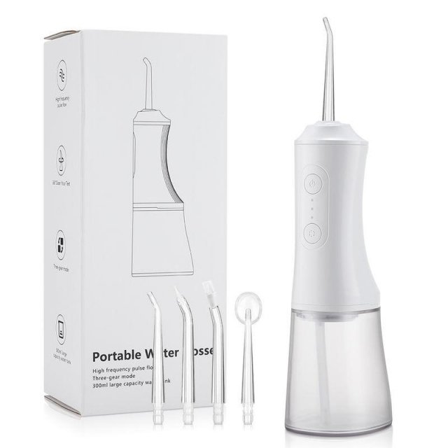 Portable Water Flosser for Teeth Whitening & Oral Care - Rechargeable & Waterproof