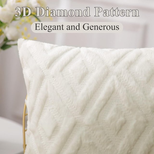 Soft Faux Fur Velvet Pillow Covers 18x18 - Image 5