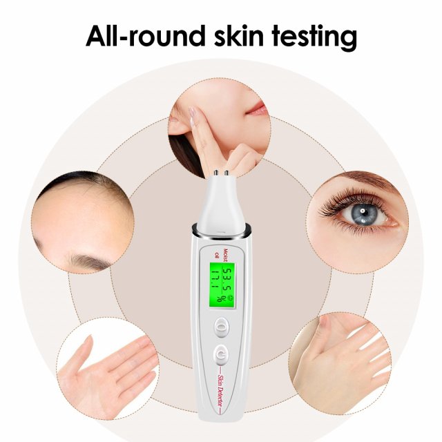 Bio Technology LCD Digital Skin Tester – Skin Moisture, Oil, and Elasticity Analyzer - Image 6