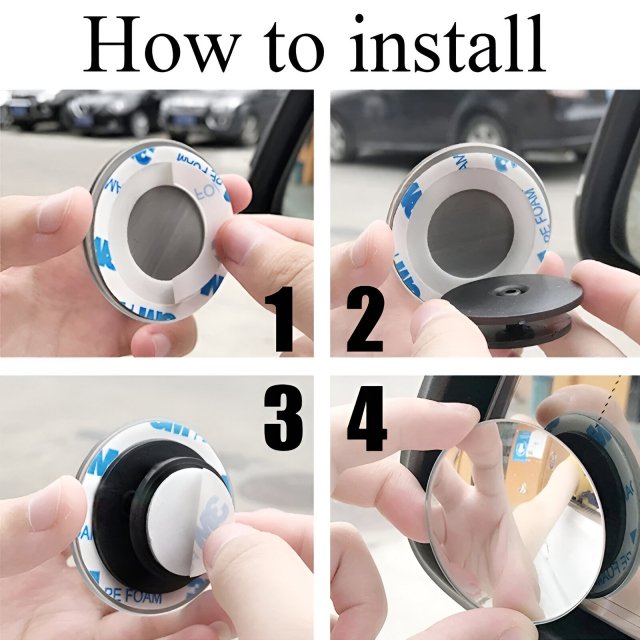 360° Adjustable HD Blind Spot Mirror for Car Rearview - Image 4