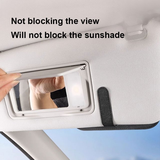 Universal Car Sun Visor Sunglasses Holder with Magnetic Closure - Image 4