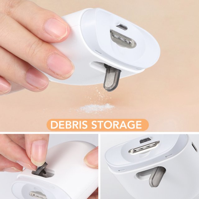 Automatic Electric Nail Clippers with Light - Image 3