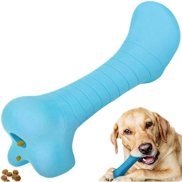 Durable Food Dispensing Dog Bone