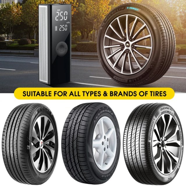 Portable Wireless Tyre Air Pump - Image 5