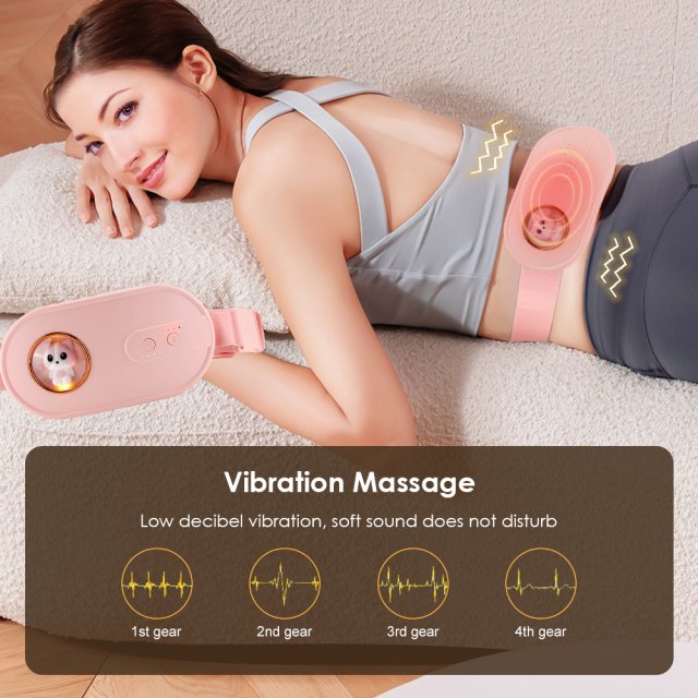 Menstrual Heating & Vibration Belt for Pain Relief – Electric Abdominal Massager - Image 5