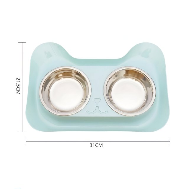 Double Pet Bowls for Dogs and Cats – Stainless Steel Feeding Dish - Image 5