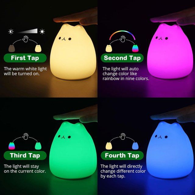 Adorable LED Cat Night Light - Image 6