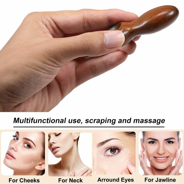 Natural Sandalwood Gua Sha Tool - Image 5