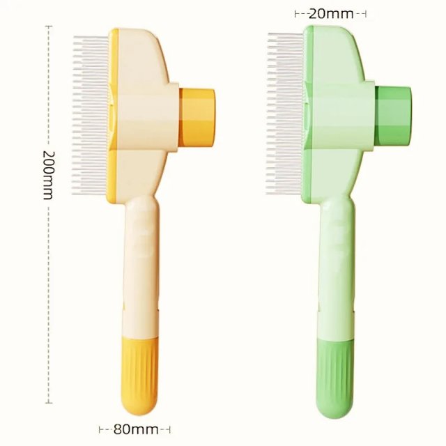 Self-Cleaning Dog Comb with One-Button Hair Remover - Image 8