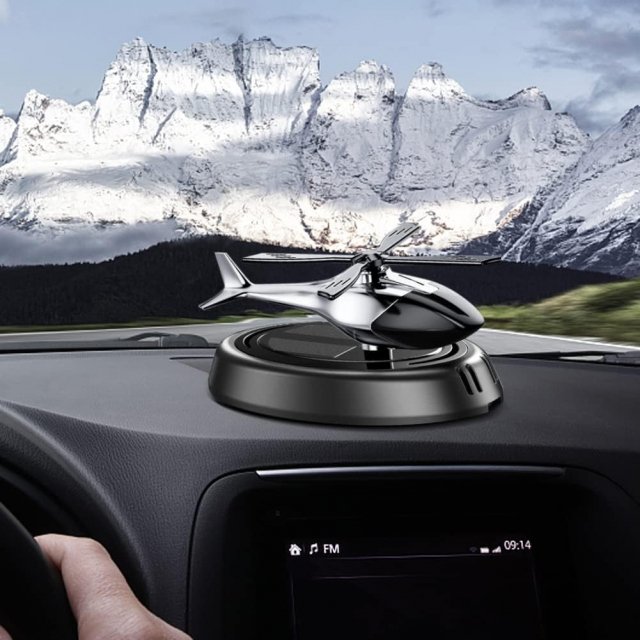 Solar Rotating Helicopter Car Air Freshener - Image 5