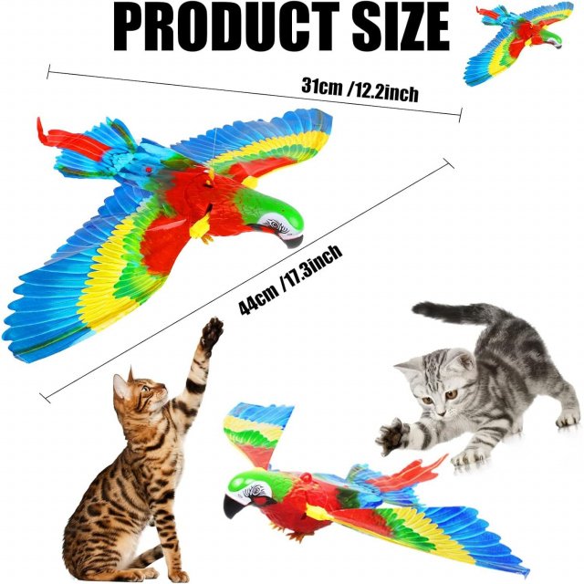 Interactive Flying Parrot Toy for Cats - Image 7