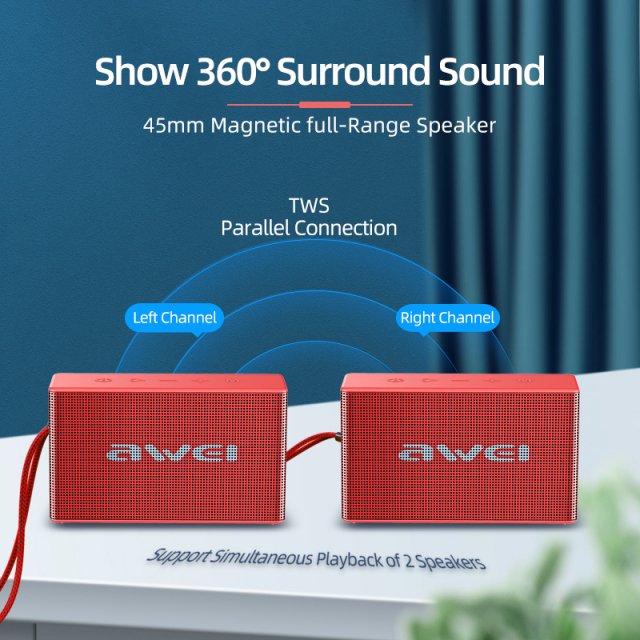 Portable Waterproof Bluetooth Speaker with Subwoofer Soundbar, AUX & TF Card Support - Image 6