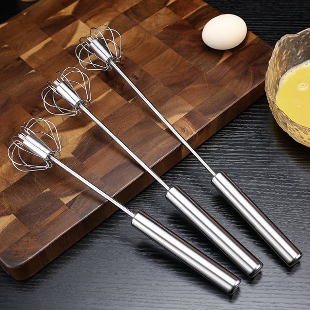 Semi-Automatic Stainless Steel Egg Beater