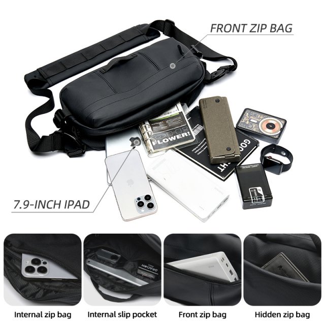 Multi-Functional Waterproof Sling Bag for Men - Image 6