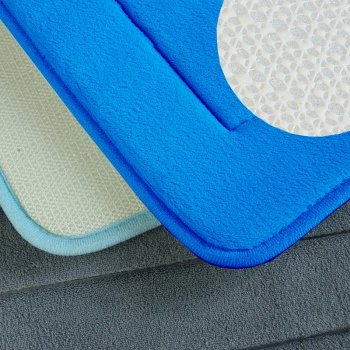 Plush Coral Velvet Non-Slip Bedroom & Bathroom Rug