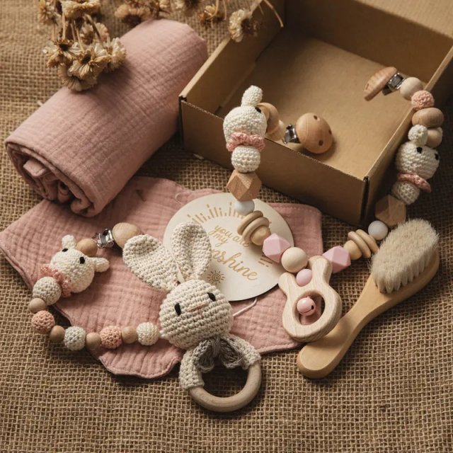 Wooden Baby Gift Set - Image 5