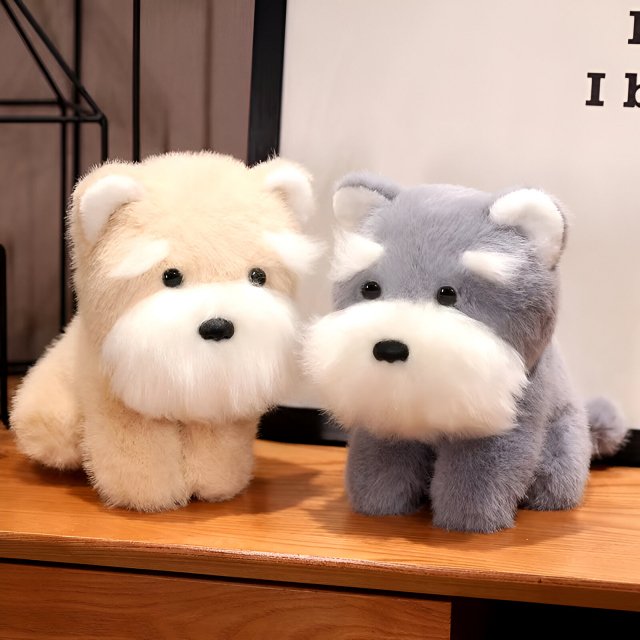 Cute Schnauzer Plush Dog Toy - Image 4