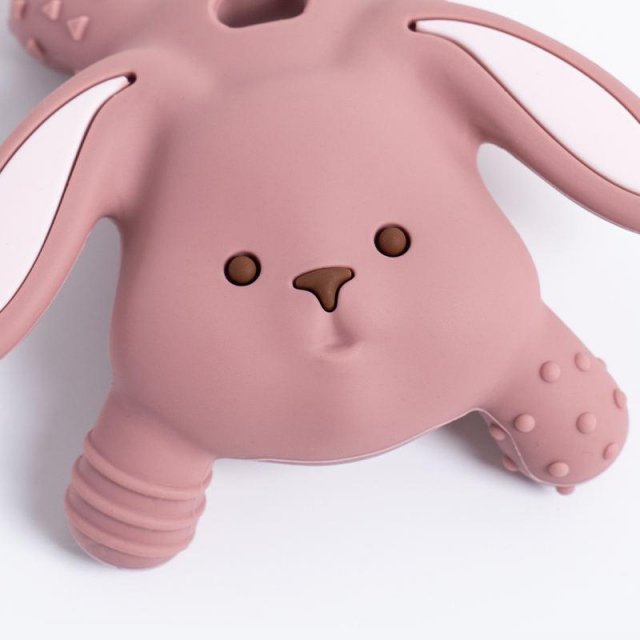 Baby Silicone Rabbit Teether - Image 4