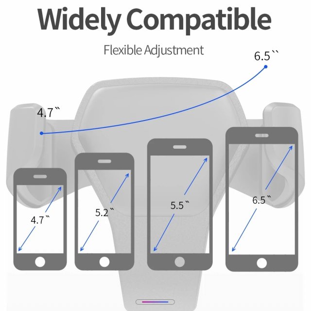 Gravity Car Phone Holder Air Vent Clip - Image 7