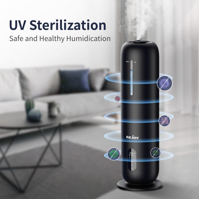 8L Ultrasonic Humidifier for Large Rooms with Essential Oil Diffuser & Timer - Image 5