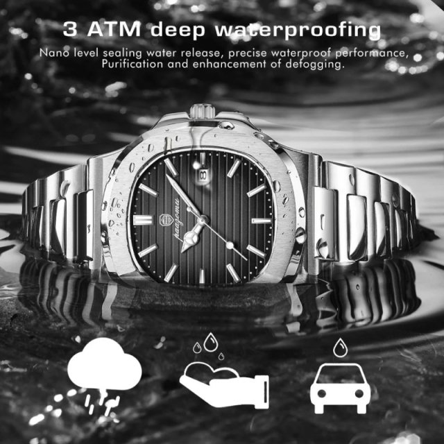 Luxury Men’s Waterproof Chronograph Watch - Image 3