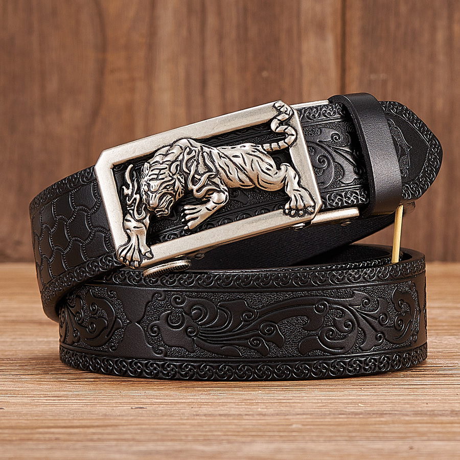 Silver buckle Black