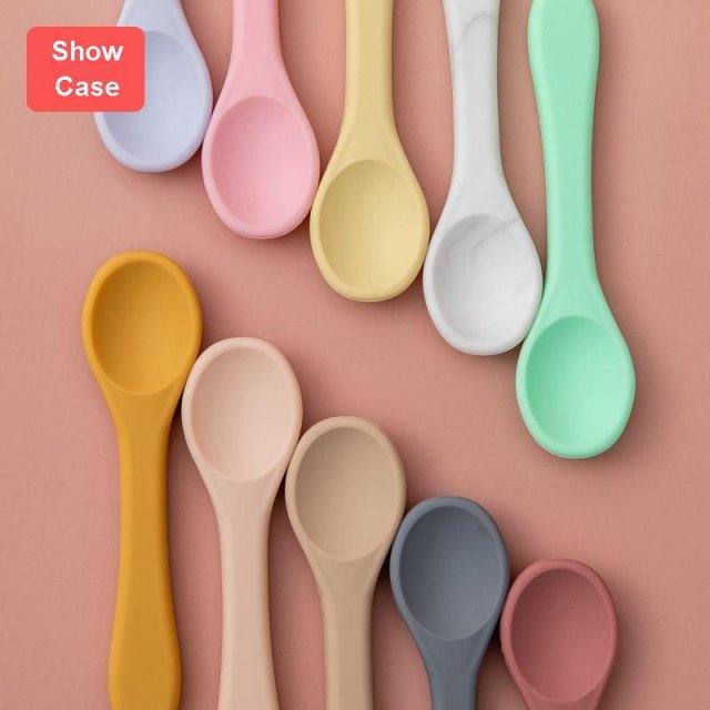 Baby Silicone Feeding Spoon - Image 5