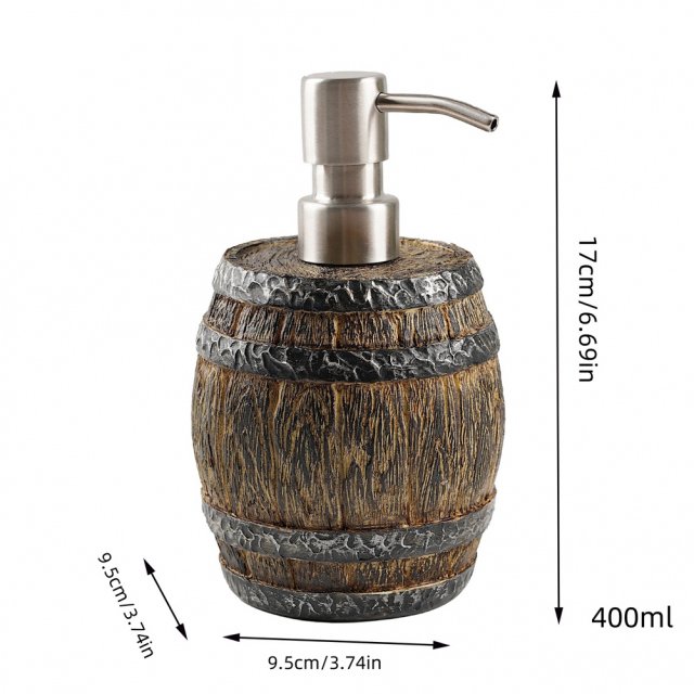 Barrel-Style Soap Dispenser - Image 6